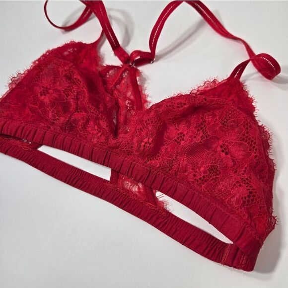 aerie red lace bra - Picture 3 of 12